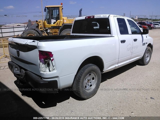 1C6RR7FTXES189024 - 2014 RAM 1500 ST WHITE photo 4