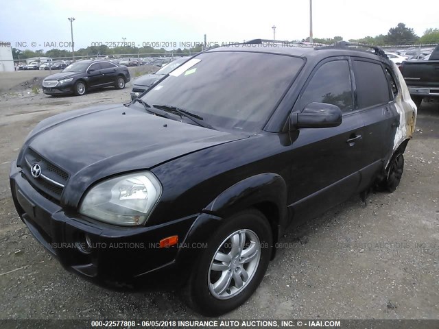 KM8JN12D77U482041 - 2007 HYUNDAI TUCSON SE/LIMITED BLACK photo 2