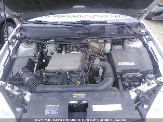 1G1ZT52834F114682 - 2004 CHEVROLET MALIBU LS SILVER photo 10