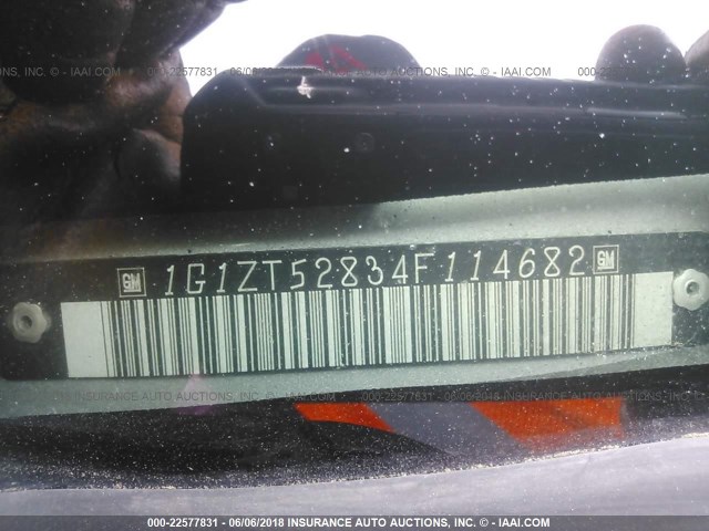 1G1ZT52834F114682 - 2004 CHEVROLET MALIBU LS SILVER photo 9