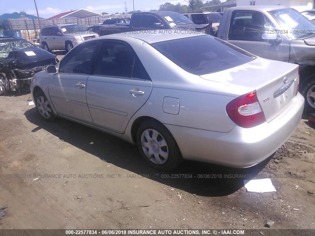 4T1BE32K83U691362 - 2003 TOYOTA CAMRY LE/XLE/SE 银色 照片 3