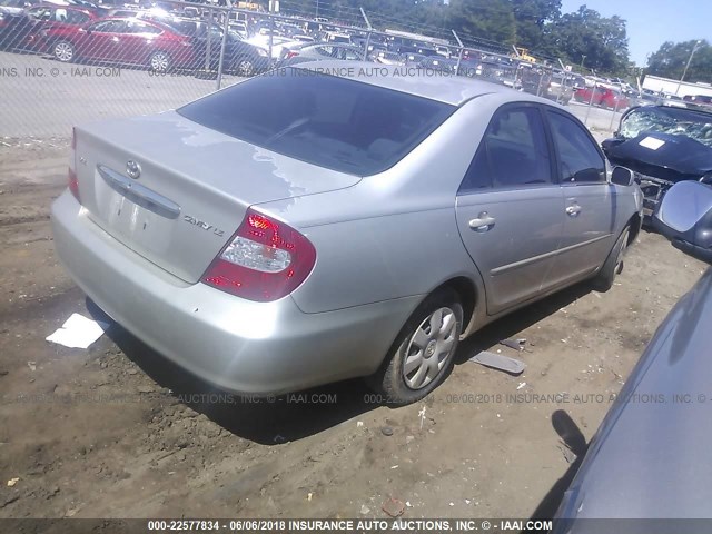 4T1BE32K83U691362 - 2003 TOYOTA CAMRY LE/XLE/SE 银色 照片 4