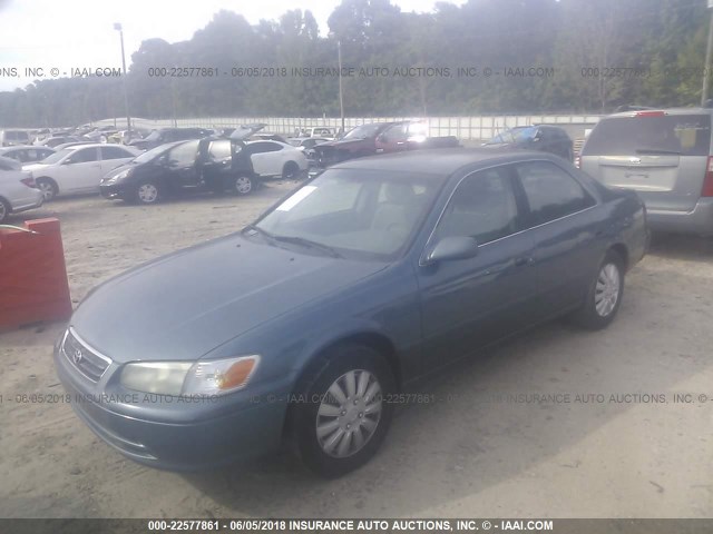 4T1BG22K01U857374 - 2001 TOYOTA CAMRY CE/LE/XLE GRAY photo 2