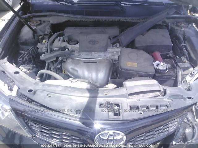 4T1BF1FK0EU787002 - 2014 TOYOTA CAMRY L/SE/LE/XLE BLACK photo 10
