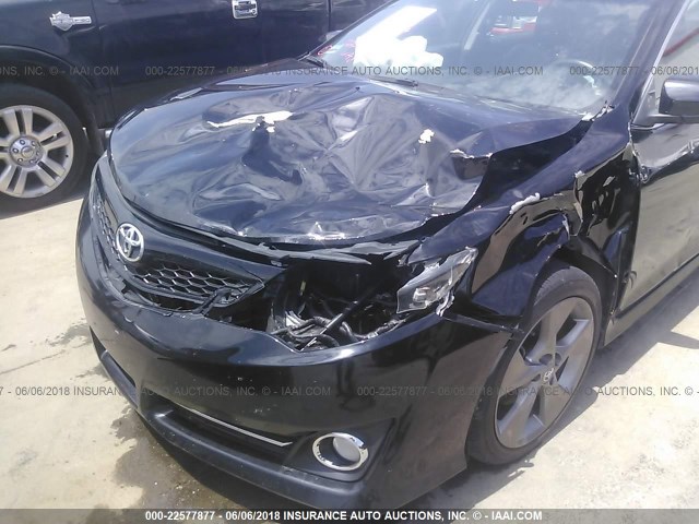 4T1BF1FK0EU787002 - 2014 TOYOTA CAMRY L/SE/LE/XLE BLACK photo 6