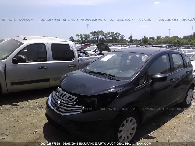 3N1CE2CP5GL356883 - 2016 NISSAN VERSA NOTE S/S PLUS/SV/SL/SR BLACK photo 2