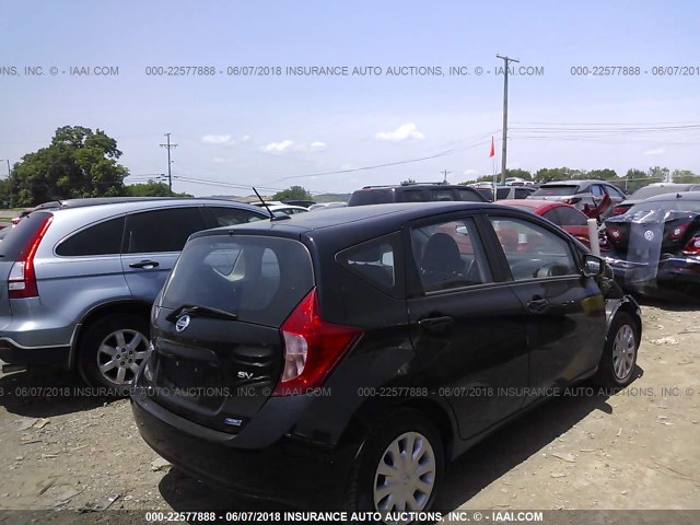 3N1CE2CP5GL356883 - 2016 NISSAN VERSA NOTE S/S PLUS/SV/SL/SR BLACK photo 4