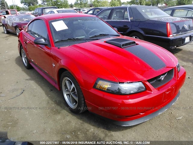 1FAFP42R73F432746 - 2003 FORD MUSTANG MACH I RED photo 1