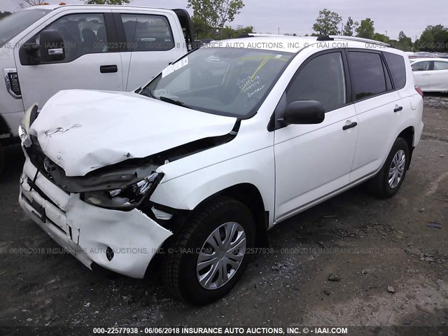 JTMBD33V076044514 - 2007 TOYOTA RAV4 WHITE photo 2