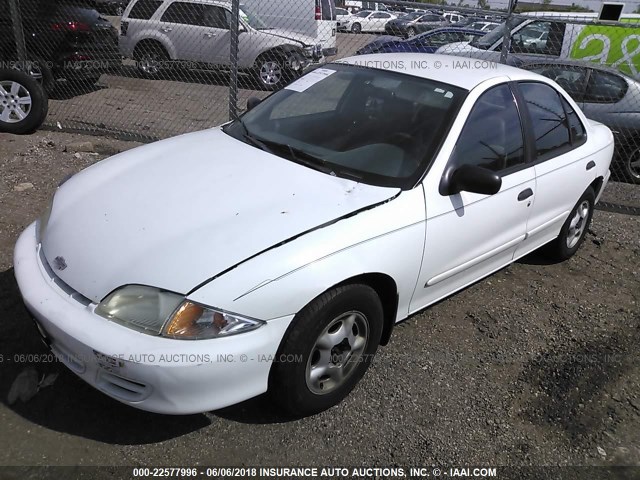 1G1JC524627270426 - 2002 CHEVROLET CAVALIER CNG WHITE photo 2