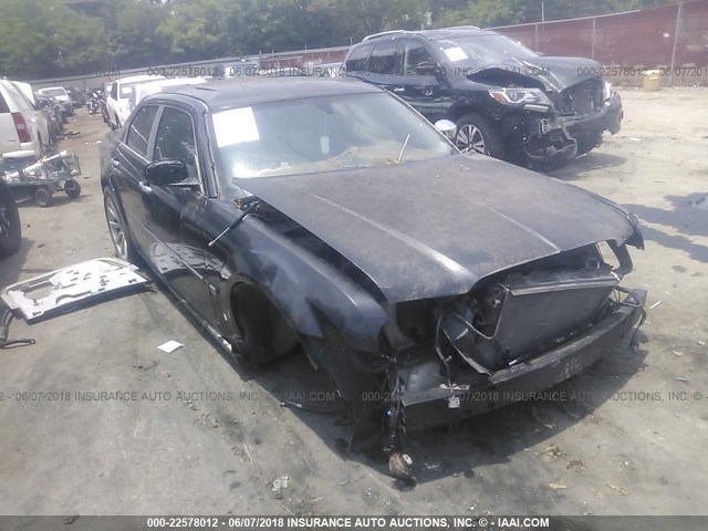 2C3KA73WX6H535747 - 2006 CHRYSLER 300C SRT-8 BLACK photo 1