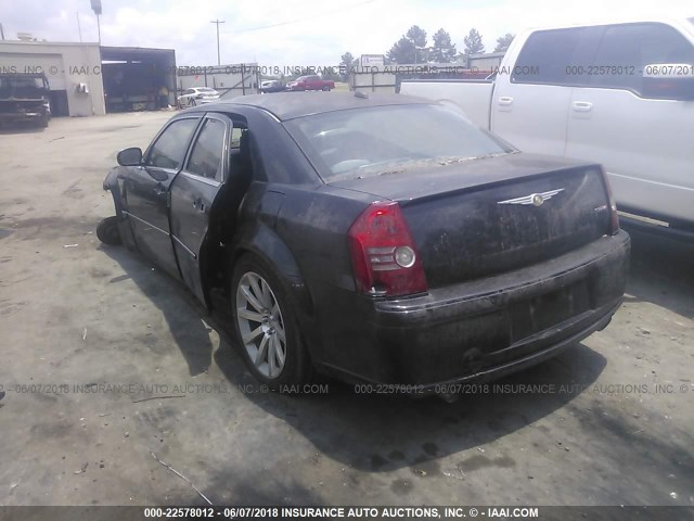 2C3KA73WX6H535747 - 2006 CHRYSLER 300C SRT-8 BLACK photo 3