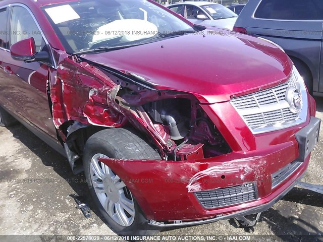 3GYFNAEY8BS570057 - 2011 CADILLAC SRX LUXURY COLLECTION RED photo 6