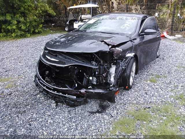 1C3CCCCB7FN545440 - 2015 CHRYSLER 200 C GRAY photo 6