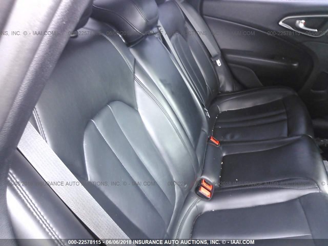 1C3CCCCB7FN545440 - 2015 CHRYSLER 200 C GRAY photo 8