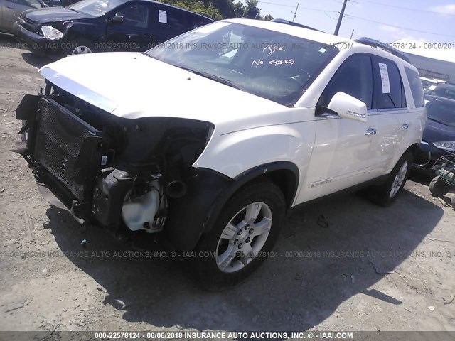 1GKEV237X8J254756 - 2008 GMC ACADIA SLT-1 Weiß Foto 2