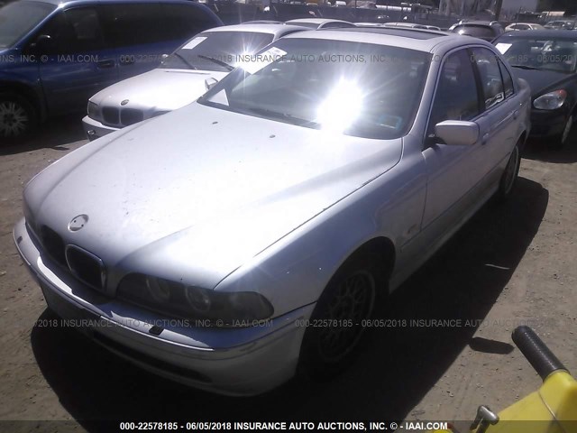 WBADT43431GX27167 - 2001 BMW 525 I AUTOMATIC SILVER photo 2