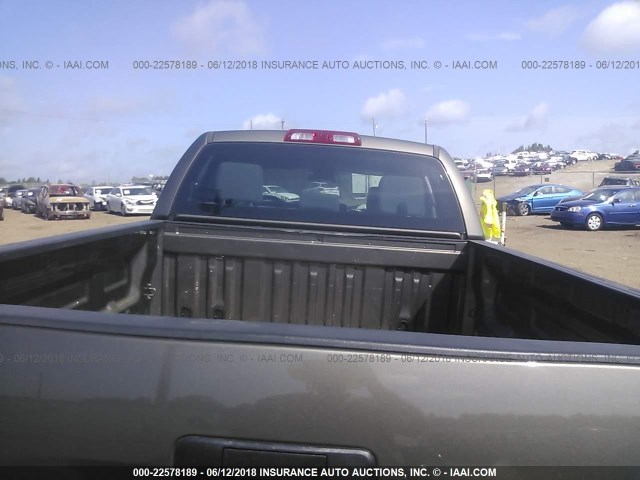 5TFRM5F10BX031204 - 2011 TOYOTA TUNDRA DOUBLE CAB SR5 GRAY photo 8