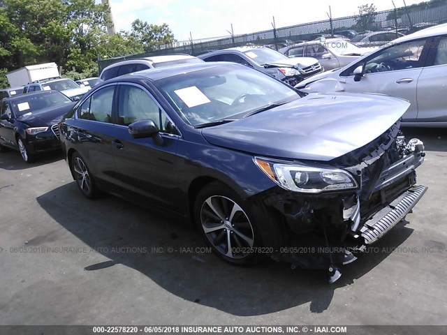 4S3BNAL68F3008256 - 2015 SUBARU LEGACY 2.5I LIMITED BLUE photo 1