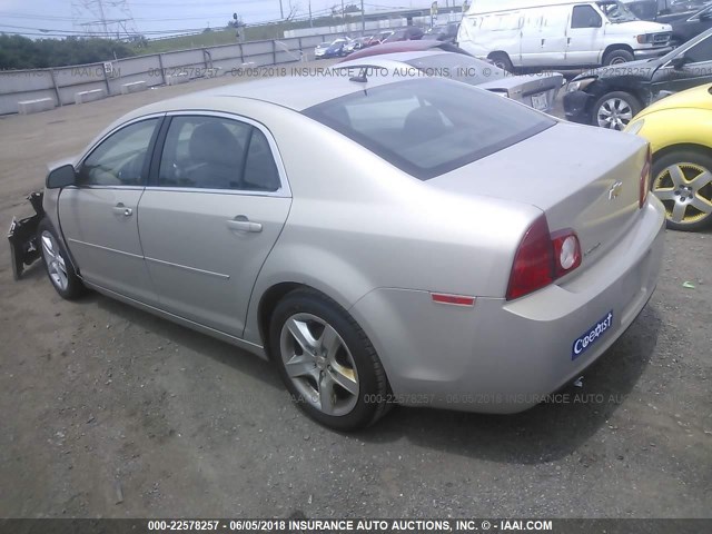 1G1ZB5E12BF242250 - 2011 CHEVROLET MALIBU LS Qızıl foto 3
