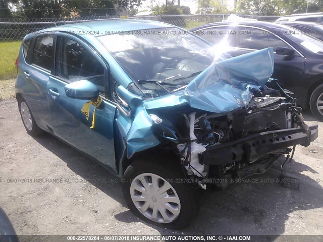 3N1CE2CP8GL363858 - 2016 NISSAN VERSA NOTE S/S PLUS/SV/SL/SR BLUE photo 1