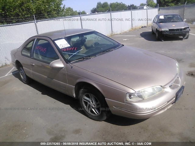 1FALP62W2TH177836 - 1996 FORD THUNDERBIRD LX GOLD photo 1