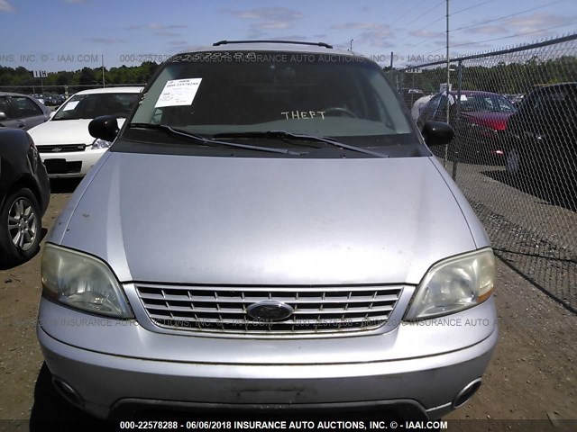 2FMZA51453BA75231 - 2003 FORD WINDSTAR LX SILVER photo 6