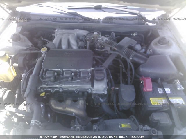 4T1BF22K51U960356 - 2001 TOYOTA CAMRY LE/XLE BEIGE photo 10