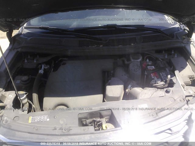 1FM5K7D84GGA25974 - 2016 FORD EXPLORER XLT 黑色 照片 10