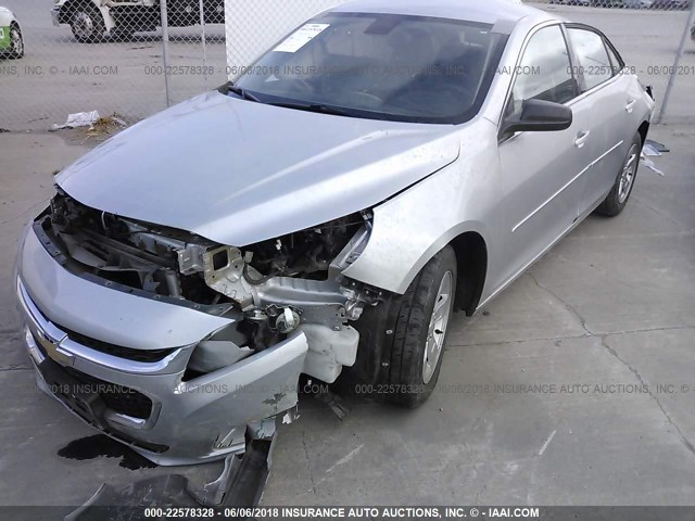 1G11A5SL8FF332725 - 2015 CHEVROLET MALIBU LS SILVER photo 2