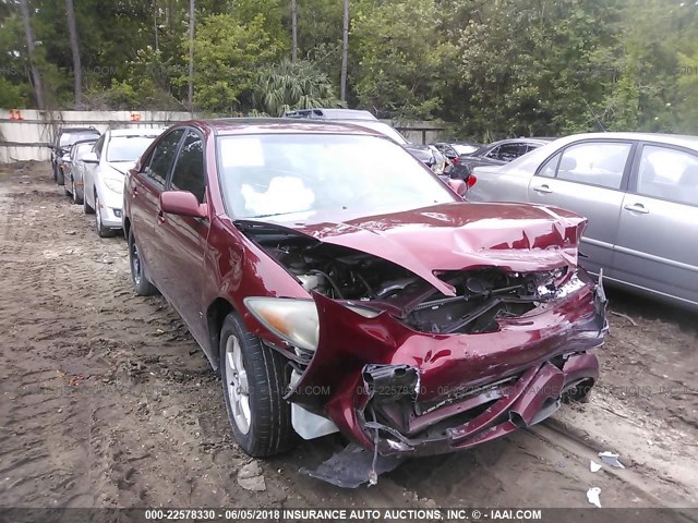 4T1BE32K13U241553 - 2003 TOYOTA CAMRY LE/XLE/SE წითელი ფოტო 6