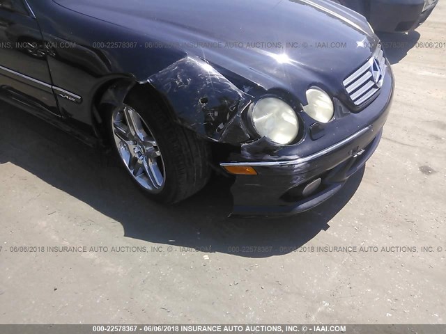 WDBPJ76J46A047392 - 2006 MERCEDES-BENZ CL 600 BLACK photo 6