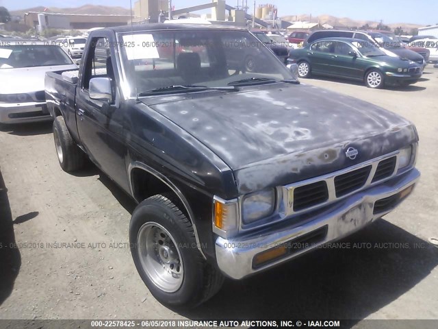 1N6SD11S8VC310337 - 1997 NISSAN TRUCK XE BLACK photo 1