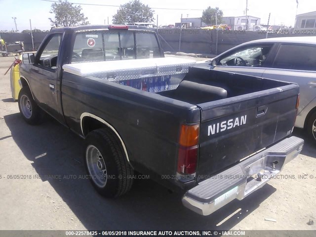 1N6SD11S8VC310337 - 1997 NISSAN TRUCK XE BLACK photo 3