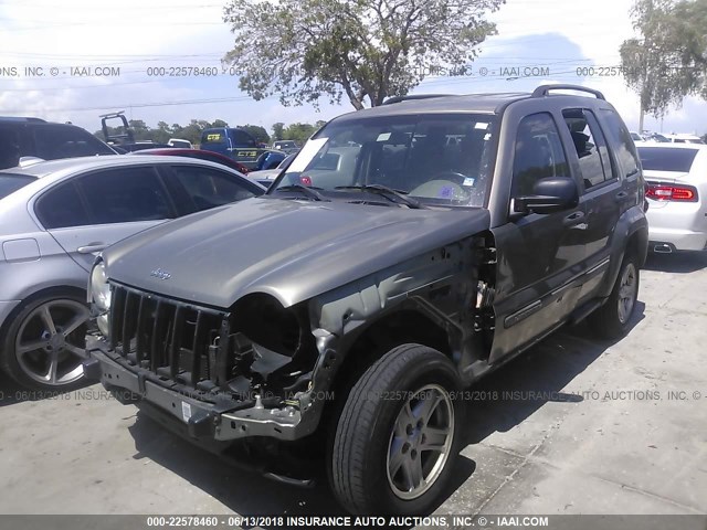 1J4GK48K37W586118 - 2007 JEEP LIBERTY SPORT TAN photo 2