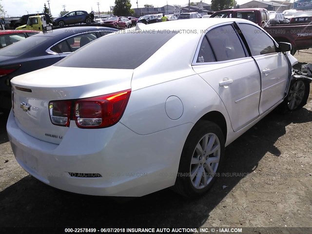 1G11E5SL7EF166586 - 2014 CHEVROLET MALIBU 2LT WHITE photo 4