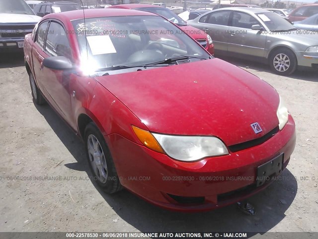 1G8AN12F43Z192465 - 2003 SATURN ION LEVEL 2 RED photo 6