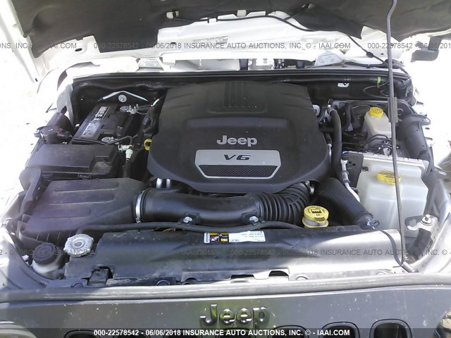 1C4AJWBG6EL290569 - 2014 JEEP WRANGLER SAHARA 白色 照片 10