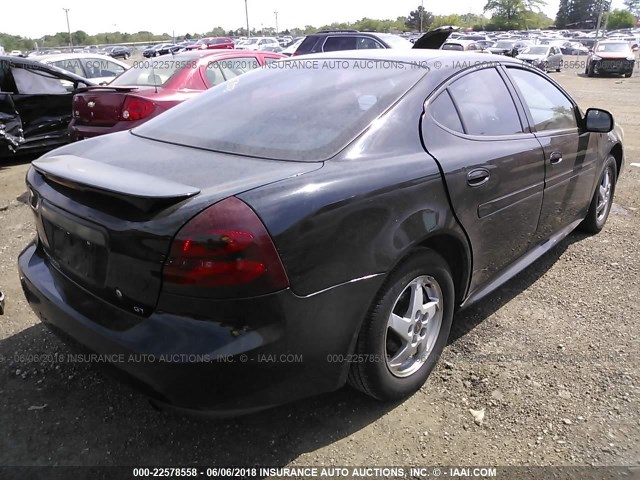 2G2WP522X41323715 - 2004 PONTIAC GRAND PRIX GT BLACK photo 4