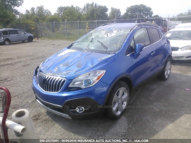 KL4CJBSB6FB229701 - 2015 BUICK ENCORE CONVENIENCE 蓝色 照片 2