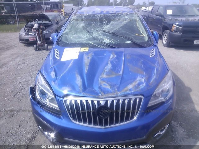 KL4CJBSB6FB229701 - 2015 BUICK ENCORE CONVENIENCE 蓝色 照片 6