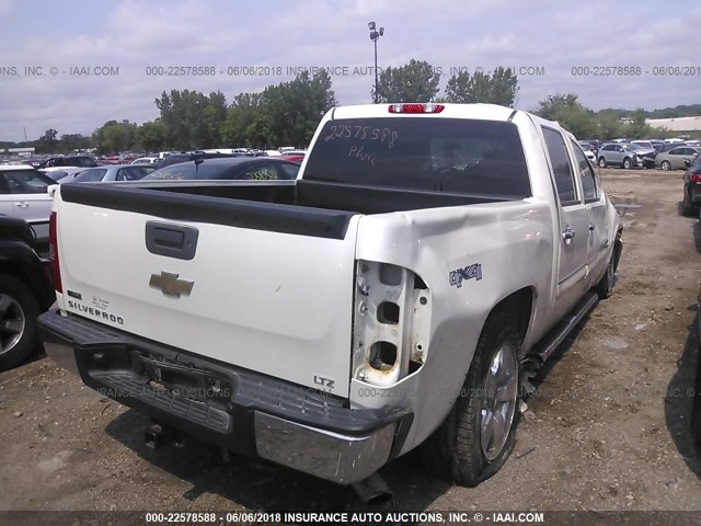 3GCPKTE30BG190068 - 2011 CHEVROLET SILVERADO K1500 LTZ WHITE photo 4