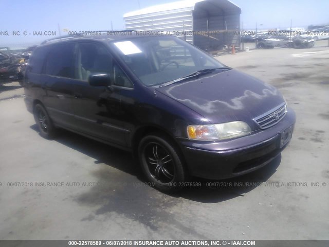 JHMRA3861WC003204 - 1998 HONDA ODYSSEY LX/EX PURPLE photo 1