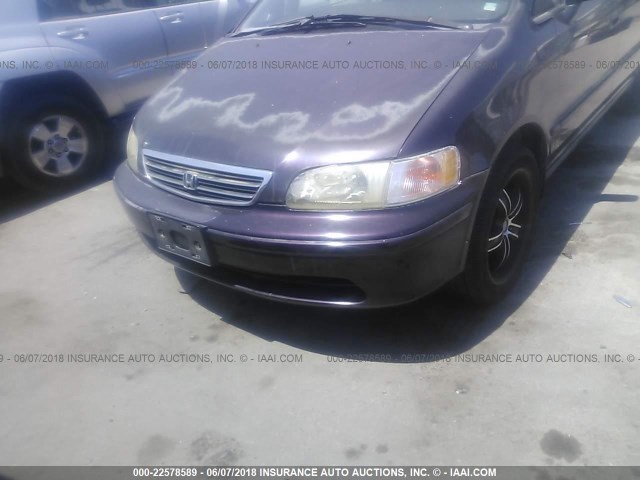 JHMRA3861WC003204 - 1998 HONDA ODYSSEY LX/EX PURPLE photo 6