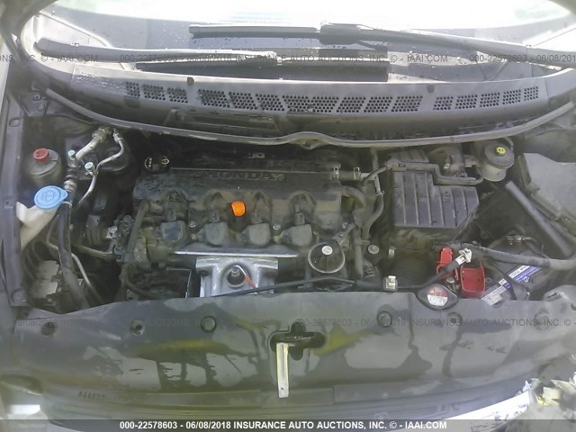 2HGFA1F92BH507940 - 2011 HONDA CIVIC EXL BROWN photo 10