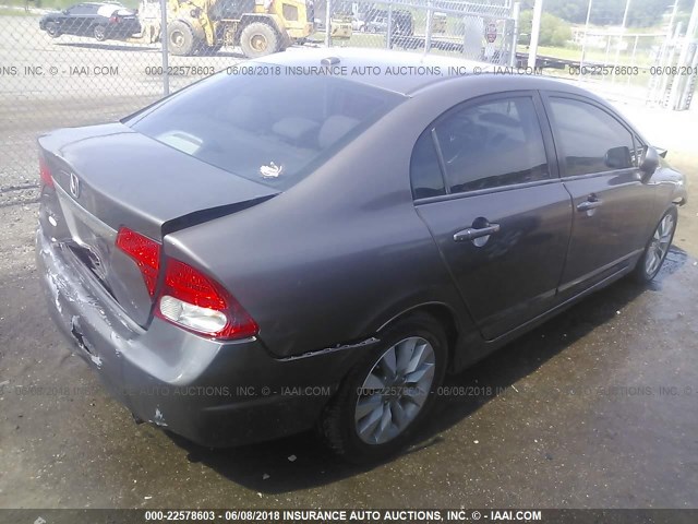 2HGFA1F92BH507940 - 2011 HONDA CIVIC EXL BROWN photo 4