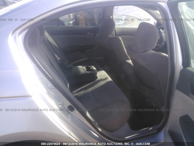 1HGCP2F40AA186778 - 2010 HONDA ACCORD LXP SILVER photo 8