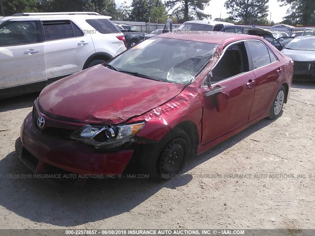 4T1BF1FK2CU557250 - 2012 TOYOTA CAMRY SE/LE/XLE MAROON photo 6