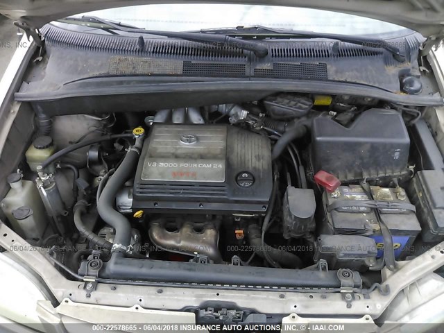 4T3ZF13C82U441908 - 2002 TOYOTA SIENNA LE/XLE Champagne photo 10