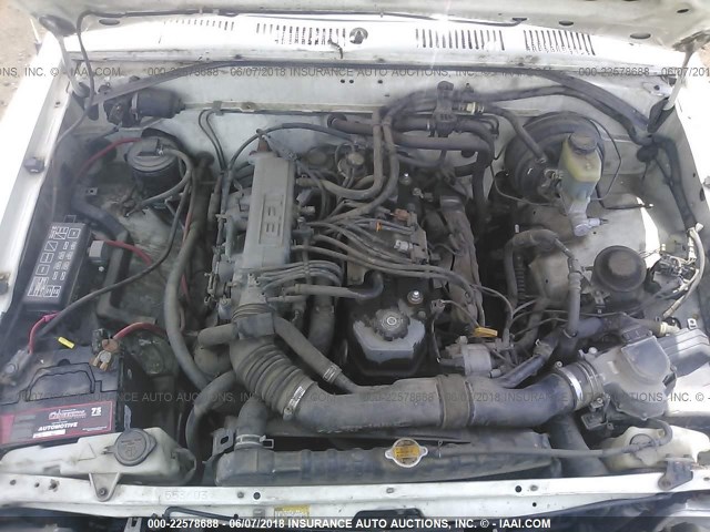 JT4RN81P4S5204549 - 1995 TOYOTA PICKUP 1/2 TON SHORT WHLBSE DX WHITE photo 10
